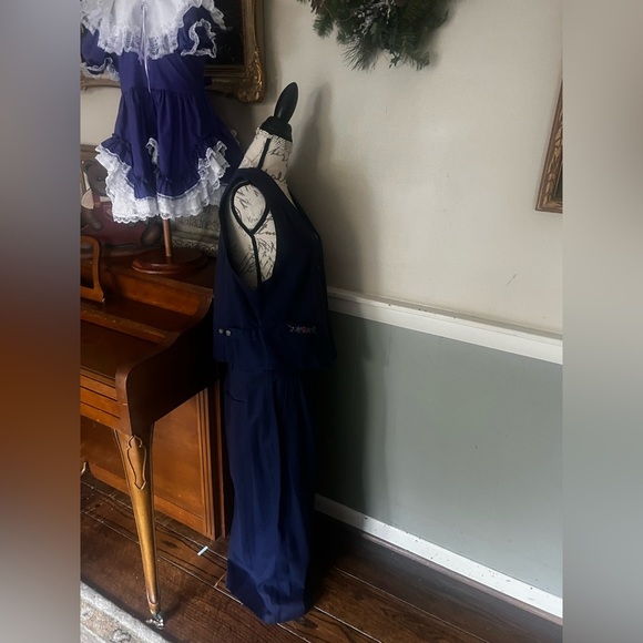 💙VTG White Stag Collection 2
Pc Skirt & Embroidered Vest Navy
Blue Size 16 NWT - Picture 5 of 8